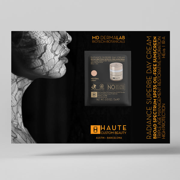  UNIDOSE + POSTCARD RADIANCE SUPERBE NEUTRAL LIGHT ENG